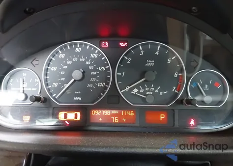 2001 BMW 330Ci из США, поврежденный, VIN WBABS53491JU83172